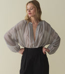 THE JANE BLOUSE -- BRIGHTON STRIPE