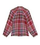 JANIS TOP -- FRANCINE PLAID