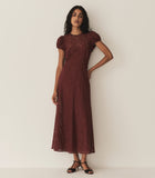 KATARINA DRESS -- BLACK CHERRY