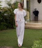 LAVON LINEN PANT -- SALT