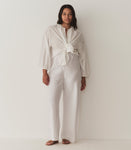 LAVON LINEN PANT -- SALT