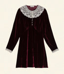 LISBETH DRESS -- VINO ROSSO