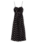 MARYANNA DRESS -- NOIR SOLSTICE SKY DOT