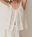 NALINA LINEN TOP -- SALT