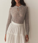 OPHIRA SWEATER -- LIGHT HEATHER GREY