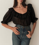 SAMARA TOP -- BLACK