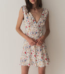 TULA DRESS -- BLANC FLOWERING MEADOW