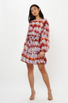 Flirty Short Dress- Venice Cognac