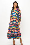 Tie Back Maxi- Venice Blue