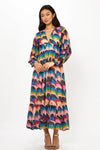 Tie Back Maxi- Venice Blue