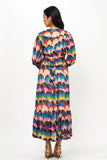 Tie Back Maxi- Venice Blue